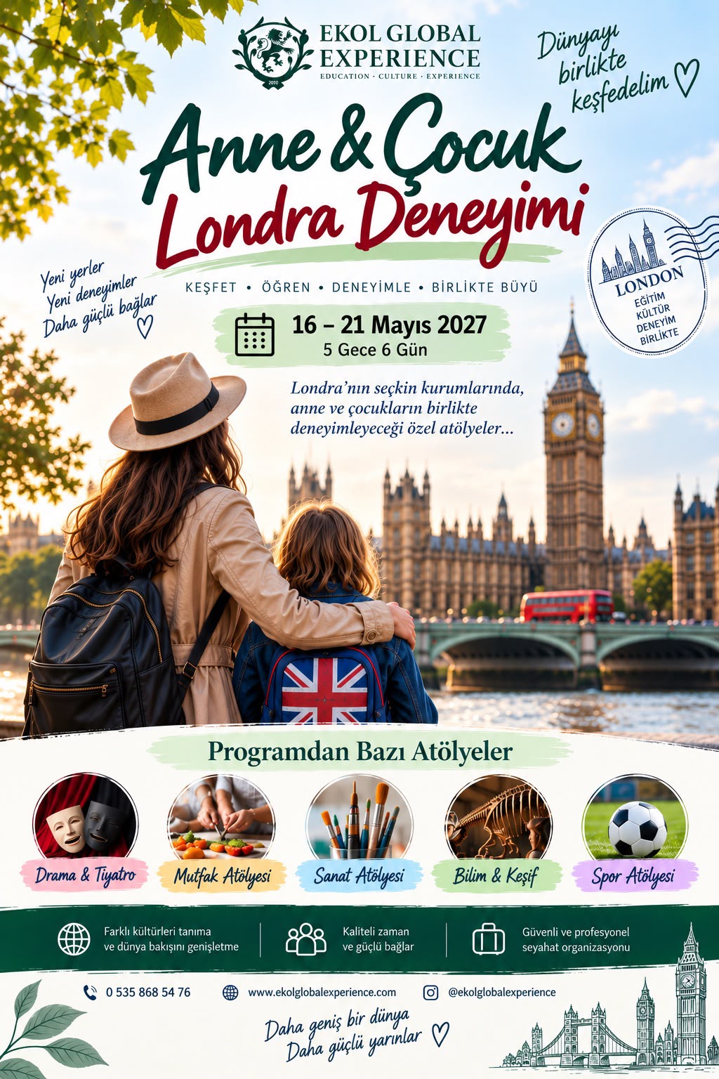 Londra'da eğitim yolculuğu